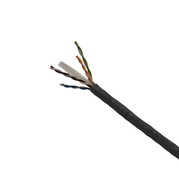 ком кабель зовнішній екран, 33KM cat5E F/UTP 4*2*24AWG 0.51mm  зов чор