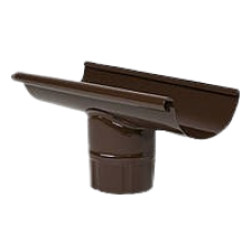Корич. лійка ринви 130/100 RAINWAY