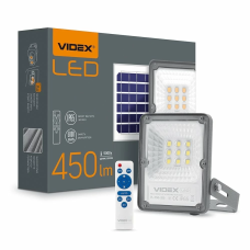 Прожектор VIDEX LED  автономний вуличний 10вт