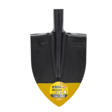 лопата штикова MASTER TOOL жовто чорна (рельсова сталь) 0,9кг