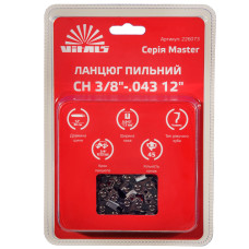 Ланцюг  до бензопили  45 ланки 12"/30 см Vitals Master  3/8"-0,043 1.1