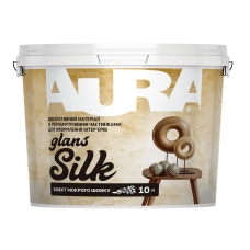 Декоративна фарба Aura Silk Glans 10 л срібло