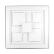 Світильник LED smart OXFORD Violux 110W квадрат-пульт білий 500мм 9000LM