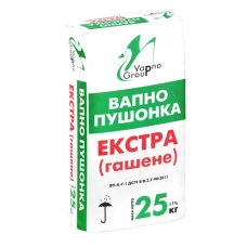 Вапно /25кг/ гашене гідратне УКРАЇНА ПУШОНКА