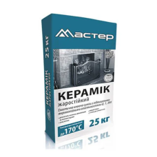 клей    для плитки МАСТЕР жаростійкій -30 +170гр 25кг