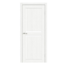 Дверне полотно ПВХ TM DOORS 2000х800х40мм С 101 G (сатин) (емаліт білій)