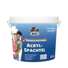 шпаклiвка фінішна відр. Acrl  Spachtel  16кг DUFA