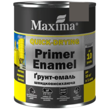 Грунт- емаль 3 в 1 швидковисихоюча, графіт ТM Maxima 2,5кг