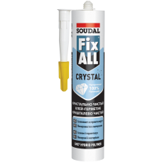 Герметик\клей FIX ALL кристал прозор 290мл SOUDAL