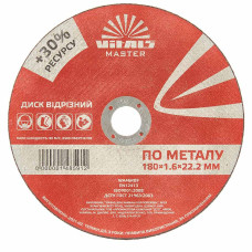 Круг відрізний метал 180х1.6 +30% VITALS Master