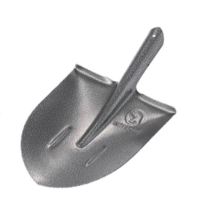 Лопата штикова Intertool - 800г з ребрами жор.
