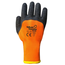 Рукавиці з латекс. покр. WinterGrip 10 3/4 оранжеві BLUETOOLS