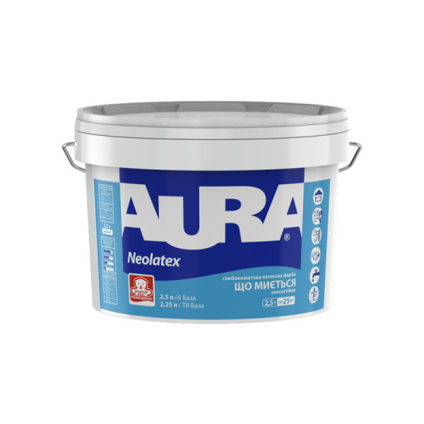 Фарба інтер'єрна глибокоматова AURA Neolatex 2,5л