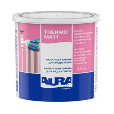 Емаль акрилова Aura Luxpro Thermo Matt для радіаторів білий мат 0,75 л