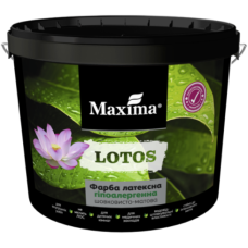 Фарба інтер'єрна латексна шовковисто-матова LOTOS TM Maxima 5л (6кг)
