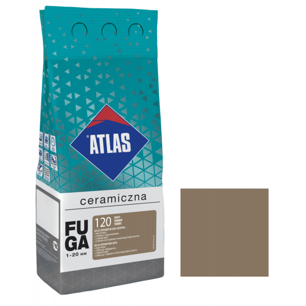 Затирка Еластична ATLAS TOFFE ,2кг-колір 120