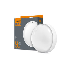 Світильник LED VIDEX  9W круглий 5000К VL-BHR-095PW  IP65