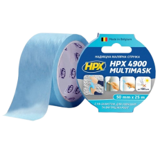 Малярна стрічка бірюзова HPX 4900 MULTIMASK 120C 25мм*25м