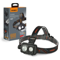 Ліхтар на голову  VIDEX  600Lm 5000K  VLF-H189