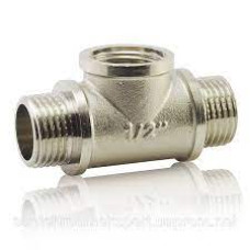 Трійник FORTE Нiкель 1/2" 3В3