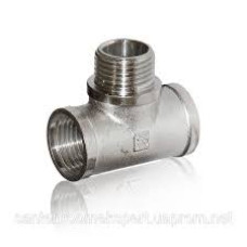 Трійник FORTE Нiкель 1/2" В3В