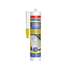 Герметик силікон санітарний SOUDAL  (білий) 280мл