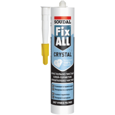 Герметик\клей FIX ALL кристал 125мл тюбік прозорий SOUDAL