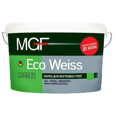 Фарба інтер'єрна матова Eco Weiss M1 MGF 5л (7кг)