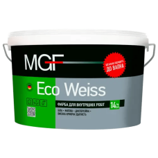 Фарба інтер'єрна матова Eco Weiss M1 MGF 10л (14кг)