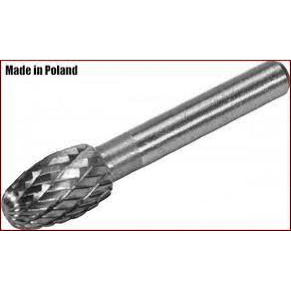 шарошка по металу (бур фреза) YATO D10mm округлена