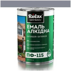 Емаль алкідна ПФ-115 темно-сіра Rolax 2,8кг