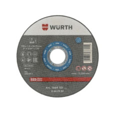 Диск відрізний для сталі 125*1,0*22,23мм RED STRIPE WURTH