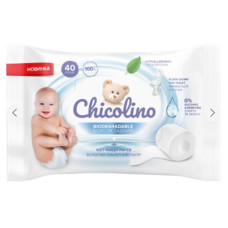 Chicolino туалетний папір вол д/діт та дор.біорок 40 шт