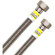 ГАЗОВИЙ шланг (нерж) 1\2 ВВ  0,5 м ECOFLEX