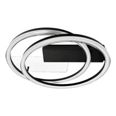 Світильник LED smart BRIONI-R Violux 80W 30K-60K круг-пульт чорний 580мм 5000LM