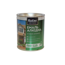 Емаль алкідна ПФ-115 срібна Rolax 2,8кг