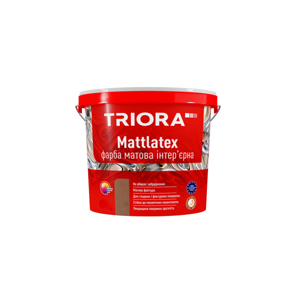 Фарба інтер'єрна матова Mattlatex TM TRIORA 2,5л (3,5кг)