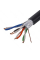 ком кабель зовнішній 33KM cat5E U/UTP 4*2*24AWG 0.51mm  (чорний)