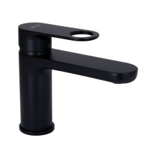 Змішувач для раковини низький Jay.Matt Black (k35) QTJAY270BLM45545 Qtap