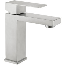 Змішувач для раковини низький Helix 001F, Nickel (k35) Lidz