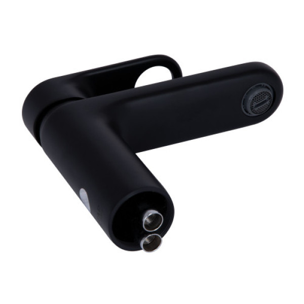 Змішувач для раковини низький Jay.Matt Black (k35) QTJAY270BLM45545 Qtap