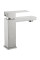 Змішувач для раковини низький Helix 001F, Nickel (k35) Lidz