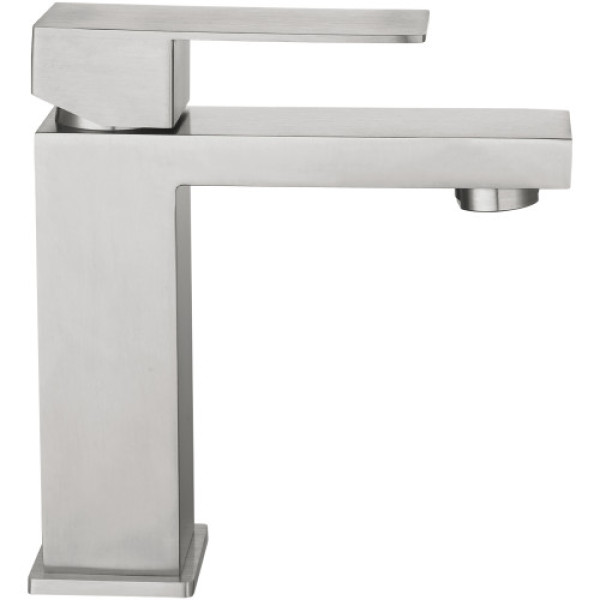 Змішувач для раковини низький Helix 001F, Nickel (k35) Lidz