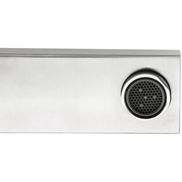 Змішувач для раковини низький Helix 001F, Nickel (k35) Lidz