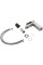 Змішувач для раковини низький Helix 001F, Nickel (k35) Lidz