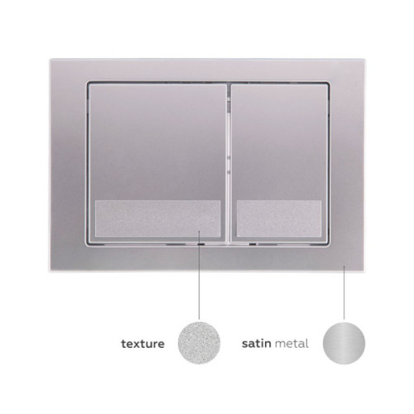 Qtap Nest клавіша квадратна SATIN для інсталяції (150*220*13mm)