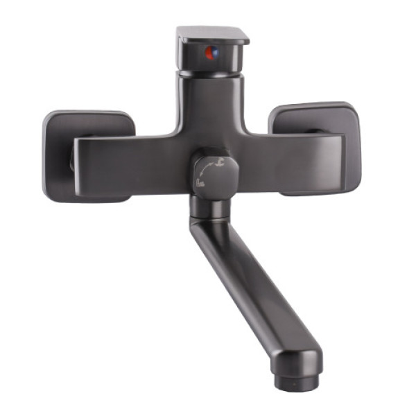 змішувач GLOBUS Lux  д\ванни MILANO GLM-0208N-11-GRAPHITE блиск